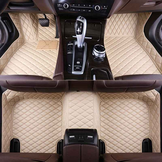 5pcs Luxury Car Floor Mats, Universal for All Seasons, Easy to Clean, Suitable for Cars, Trucks and SUVs, Car Floor Mats Full Coverage
