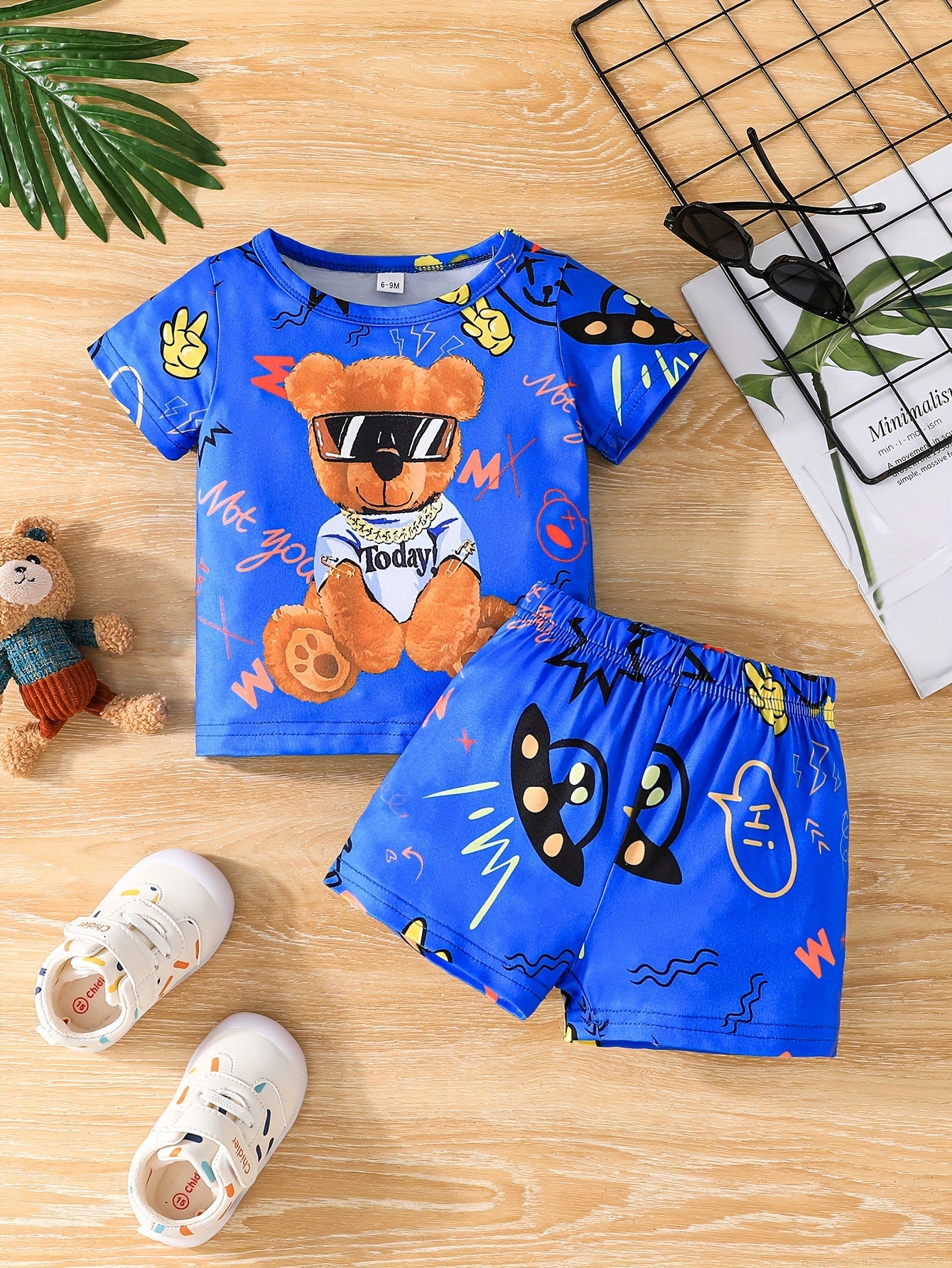 Ensemble 2 pièces d'été pour bébé et tout-petit - Topdecheztop.fr
