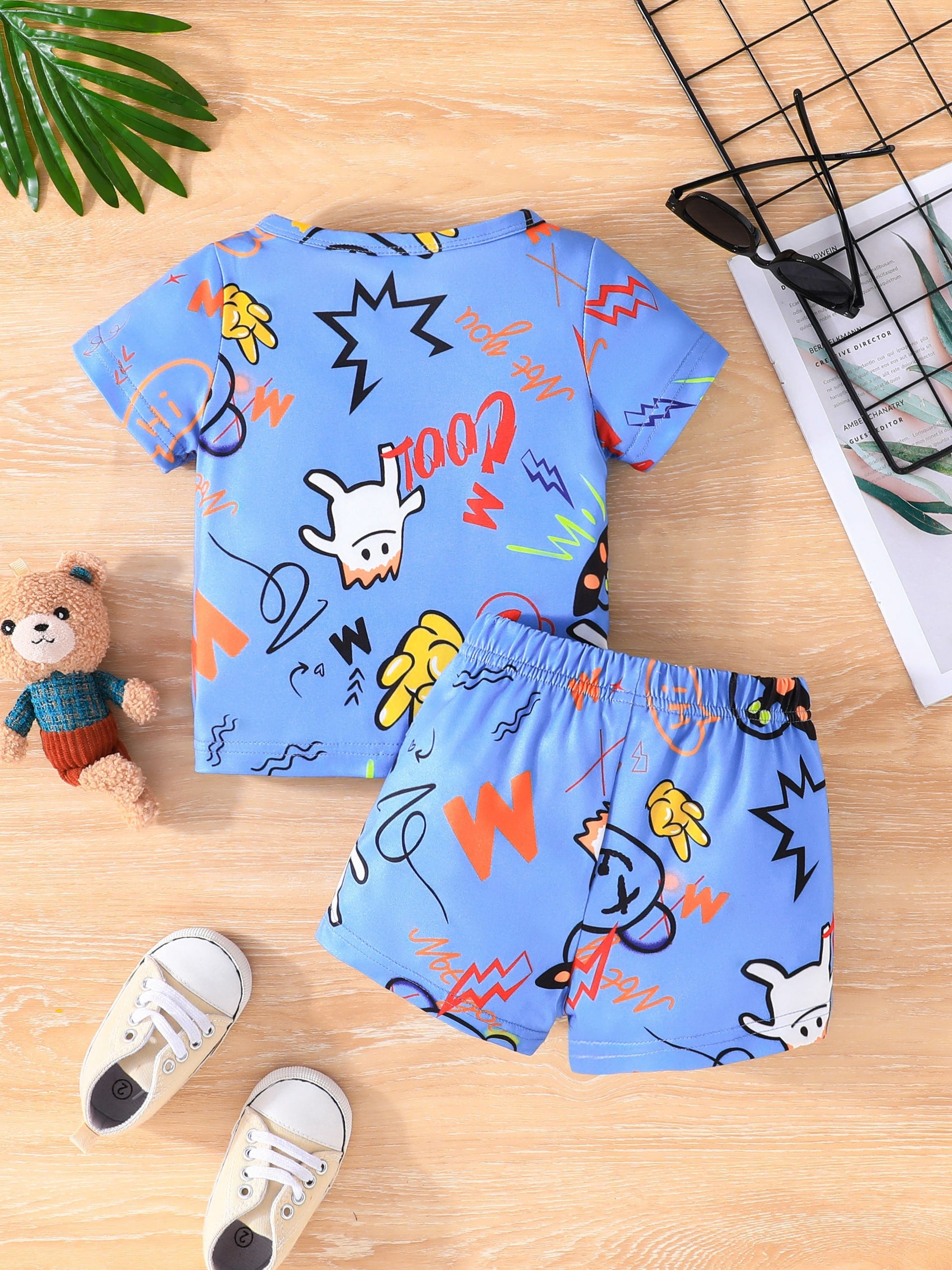 Ensemble 2 pièces d'été pour bébé et tout-petit - Topdecheztop.fr