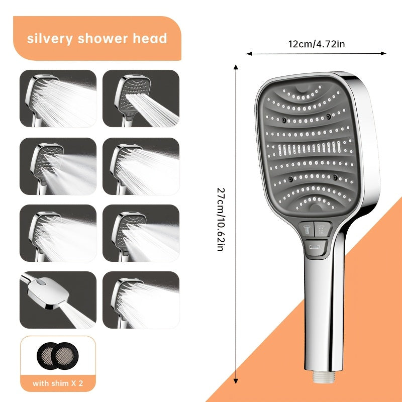 Pommeau de douche Musurjoy 1 pièce à 8 modes avec contrôle de vitesse à 8 positions