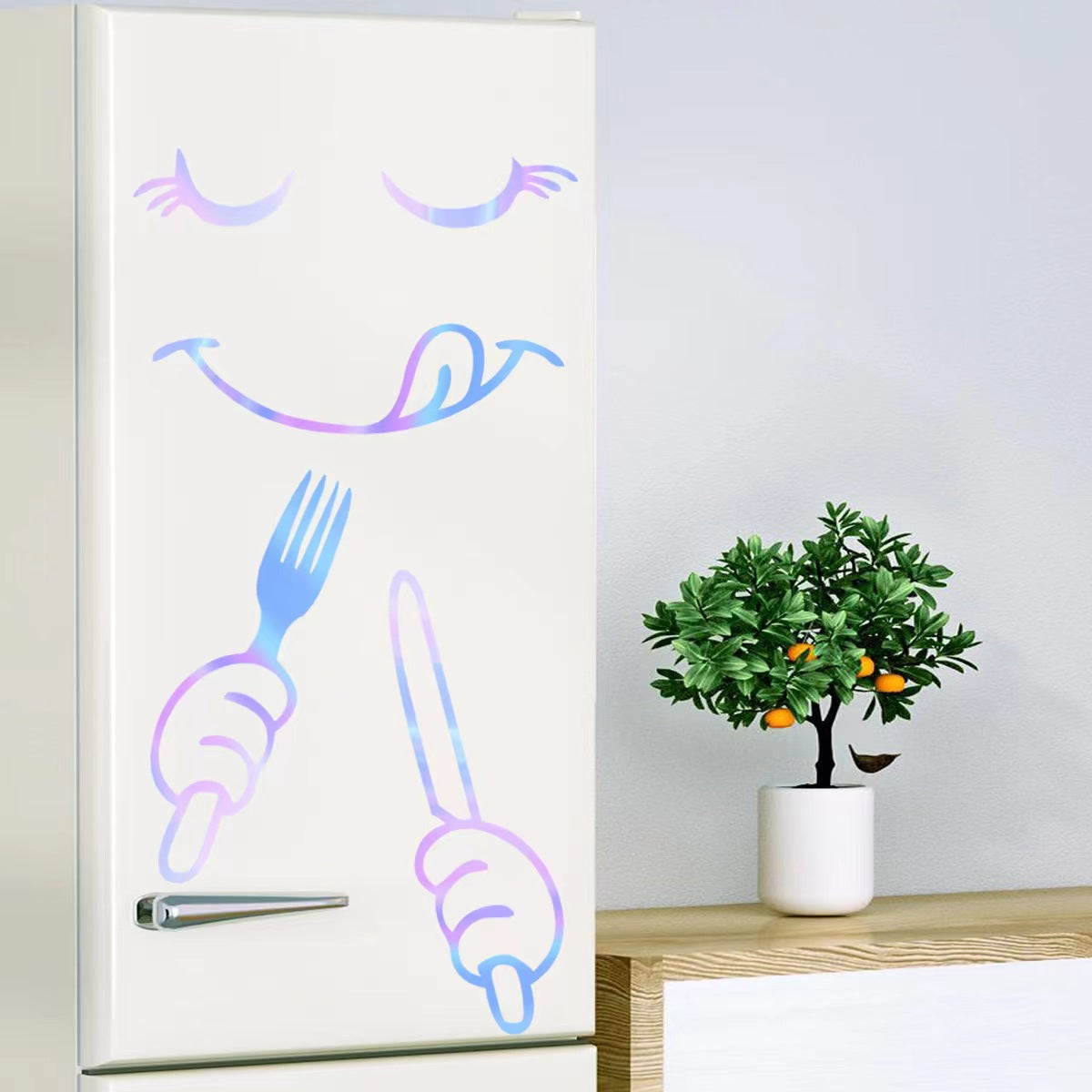1 autocollant mural créatif simple, lumineux - Topdecheztop.fr