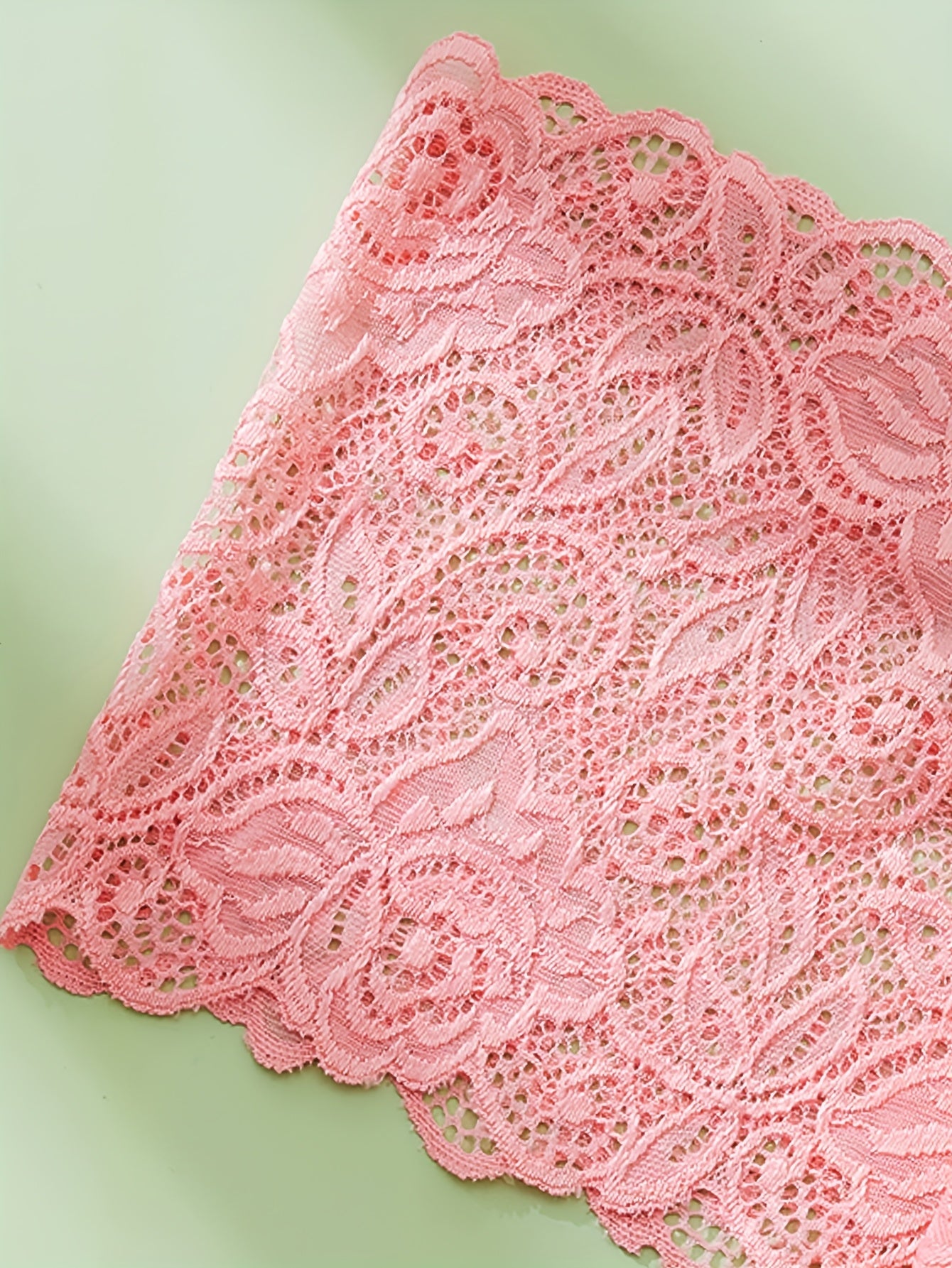 Lot de 5 culottes en dentelle taille basse pour femme, de couleurs aléatoires