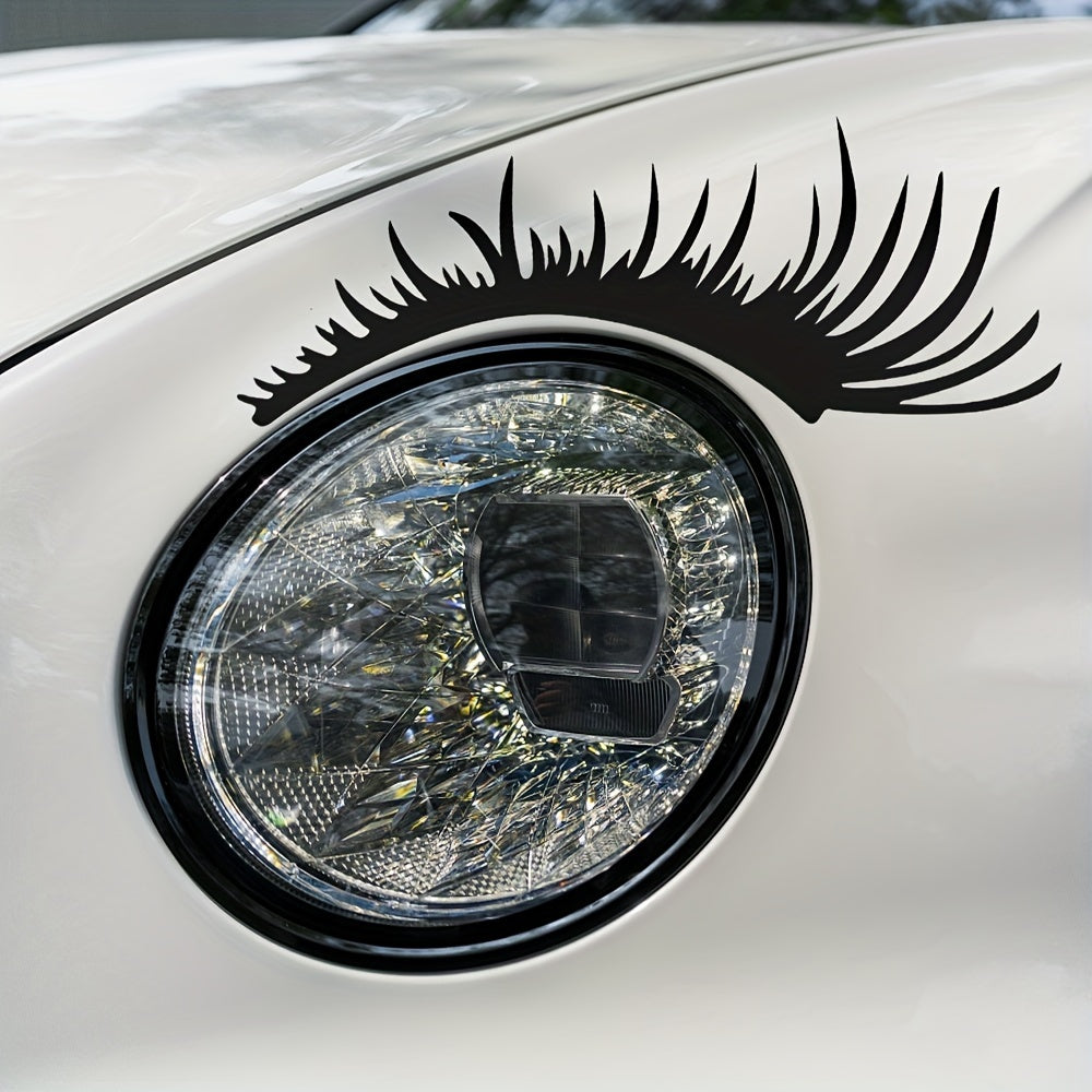 Lot de 2 autocollants réalistes pour phares de voiture, en vinyle, imperméables - Topdecheztop.fr