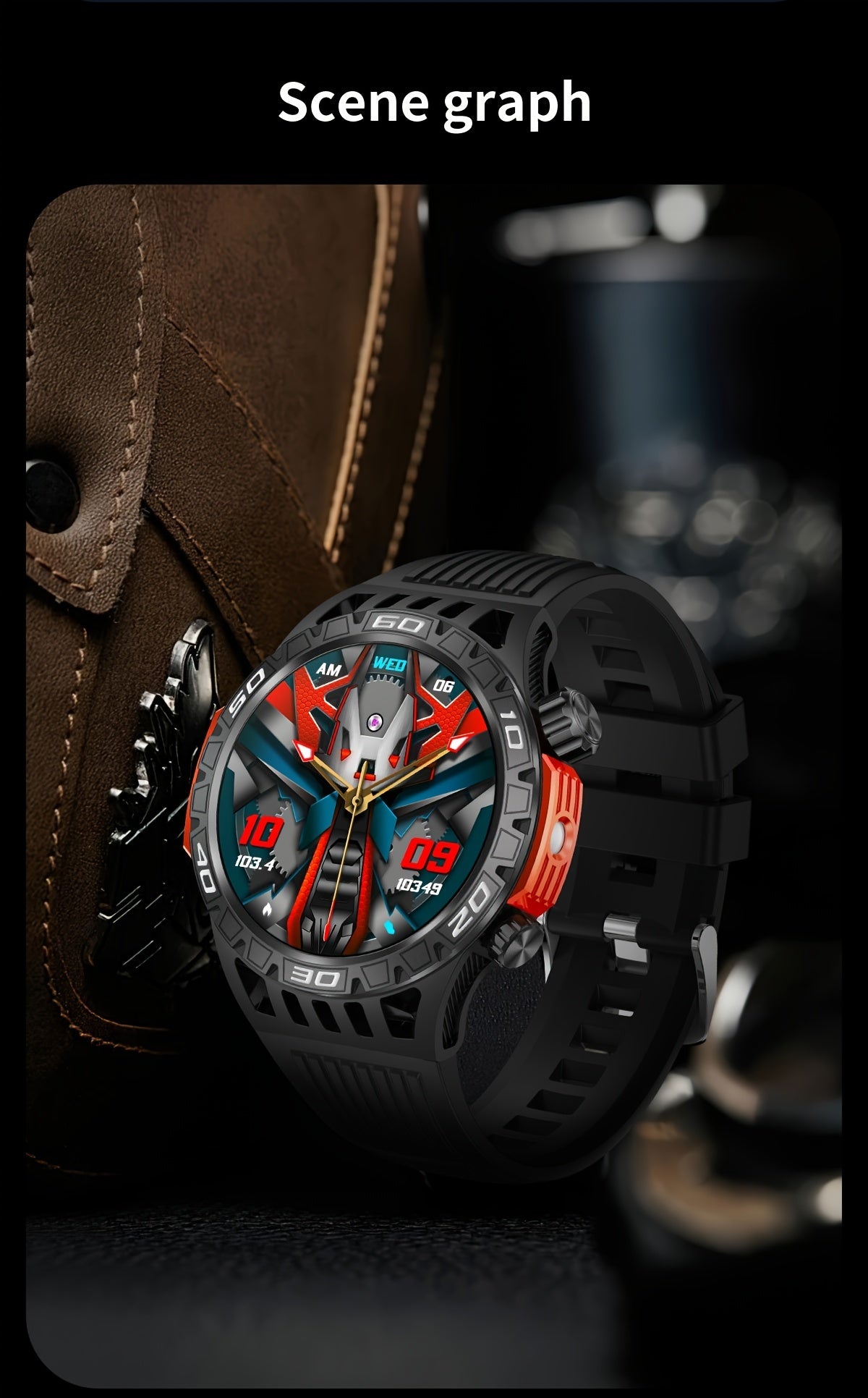 Montres connectées avec lampe de poche