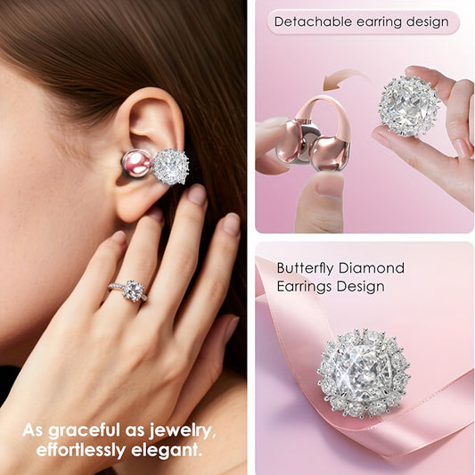 Écouteurs à clip Kinglucky, écouteurs ouverts sans fil, boucles d'oreilles