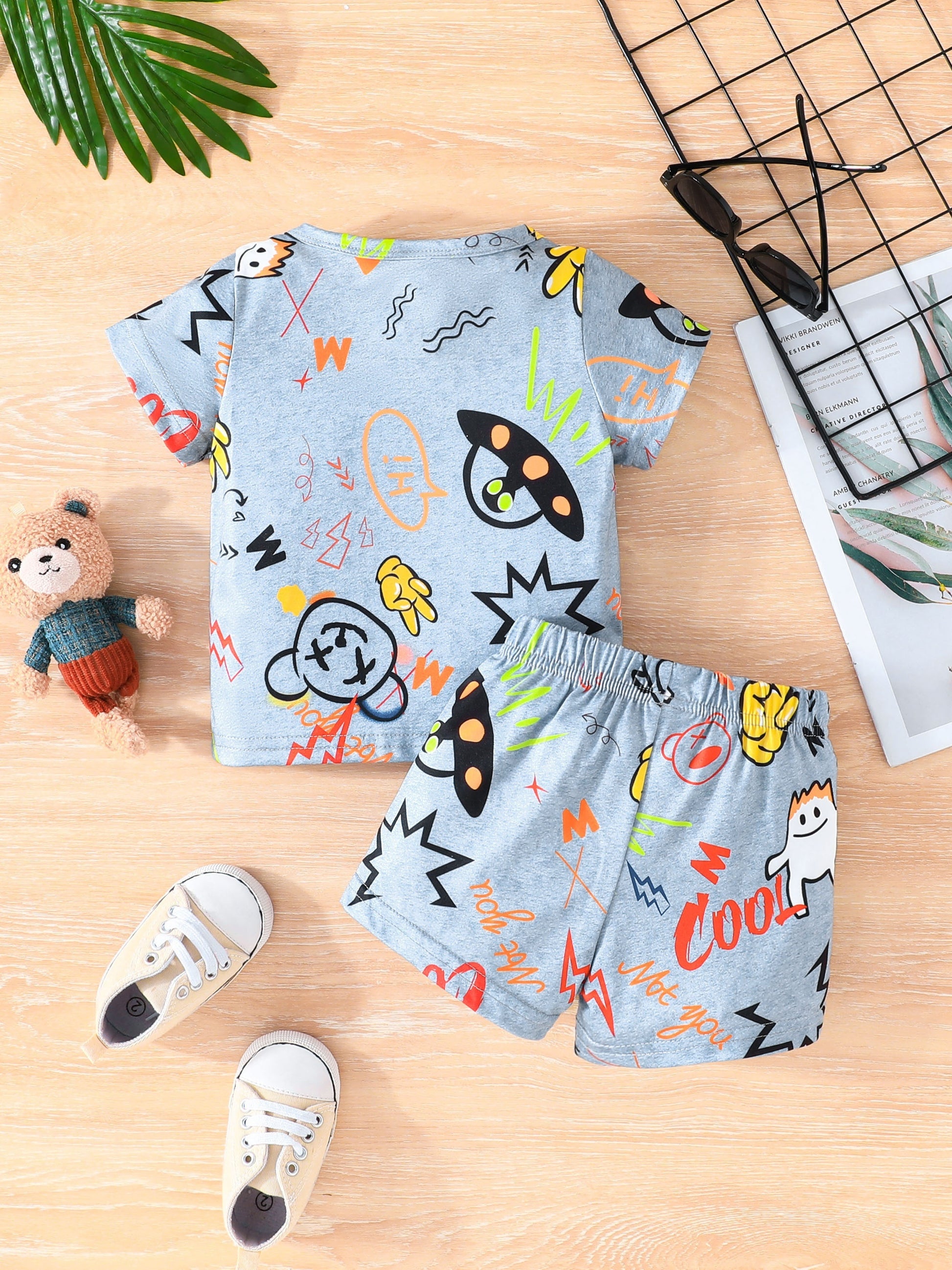 Ensemble 2 pièces d'été pour bébé et tout-petit - Topdecheztop.fr