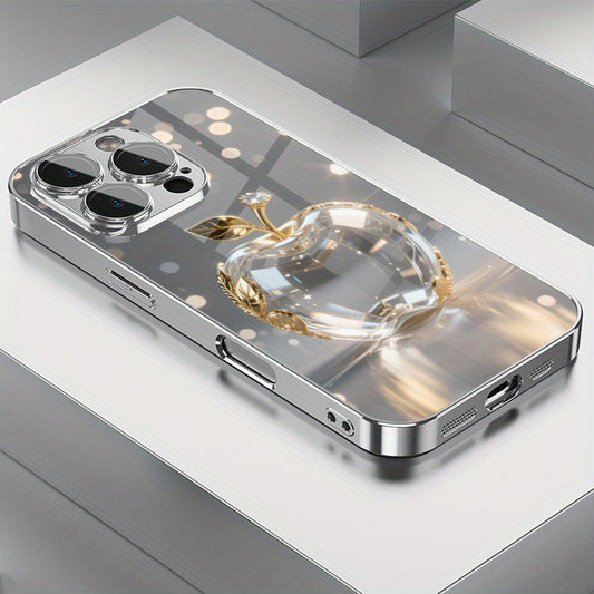Coque de téléphone en TPU électroplaqué, luxueuse et transparente, IPHONE - Topdecheztop.fr