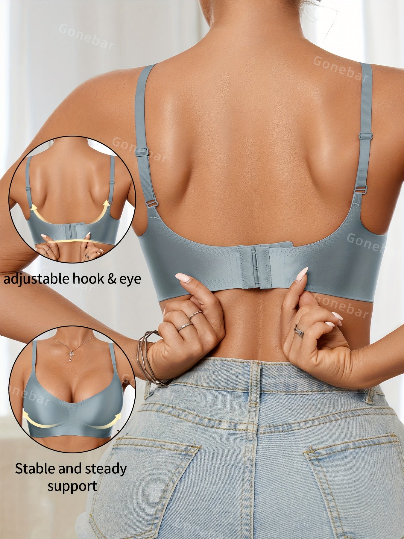 Soutien-gorge sans coutures pour femme (lot de 3)