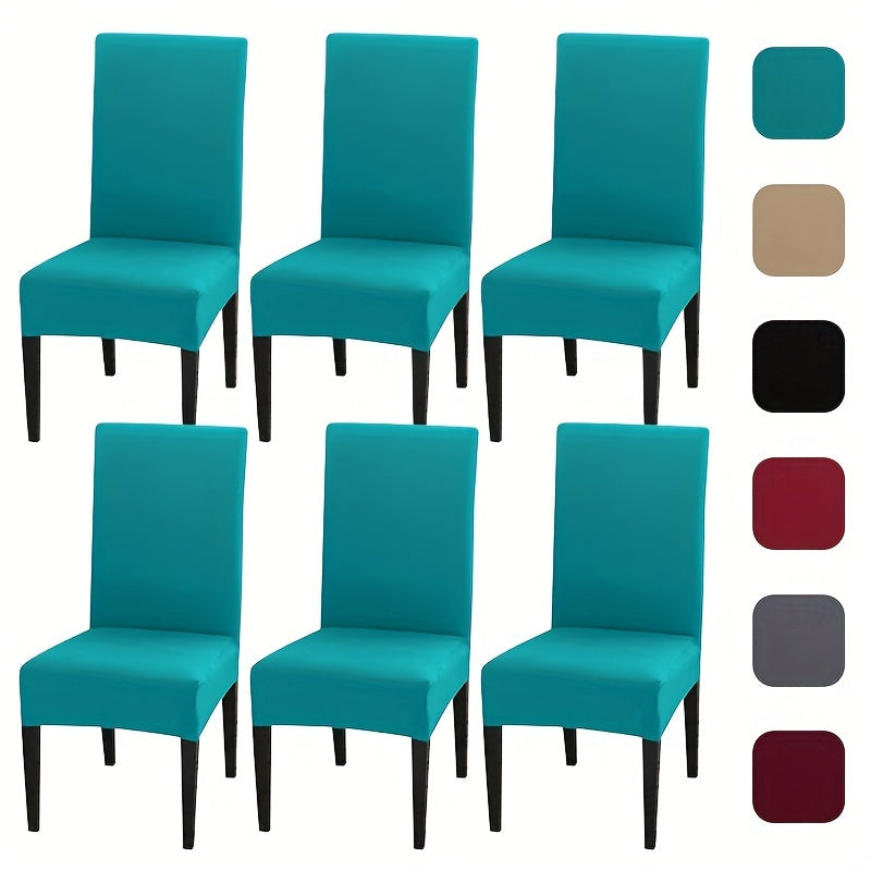 Housses de chaise extensibles en tissu fibreux, style classique - Topdecheztop.fr