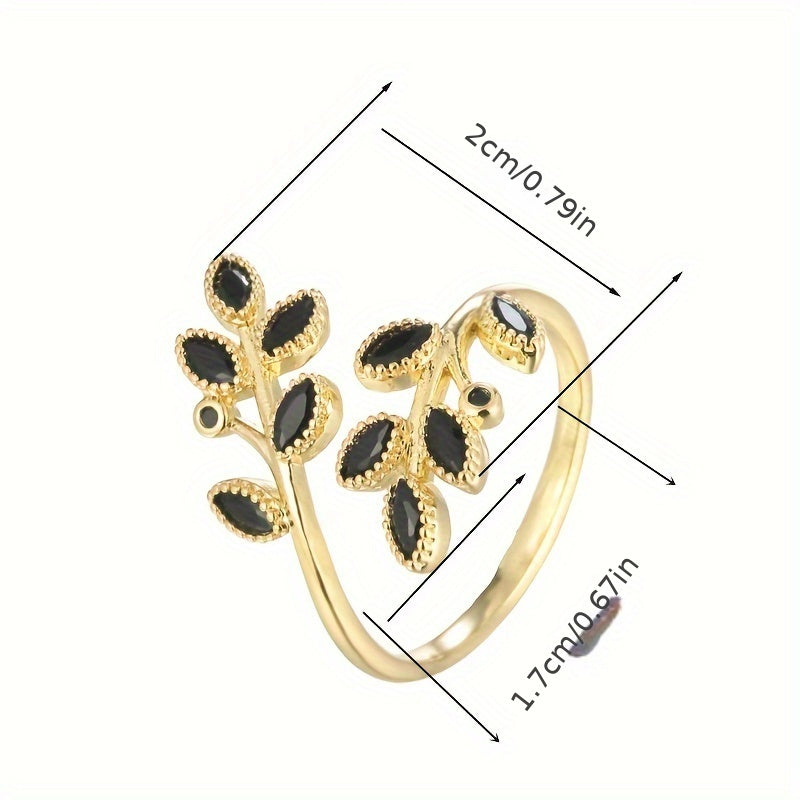 Bague ouverte ajustable pour femme