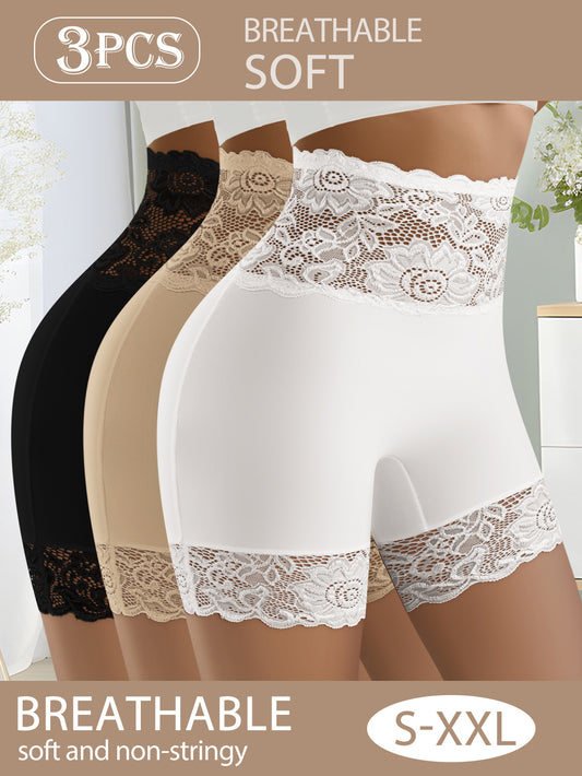 Ensemble de 3 culottes gainantes taille haute, offrant un soutien confortable