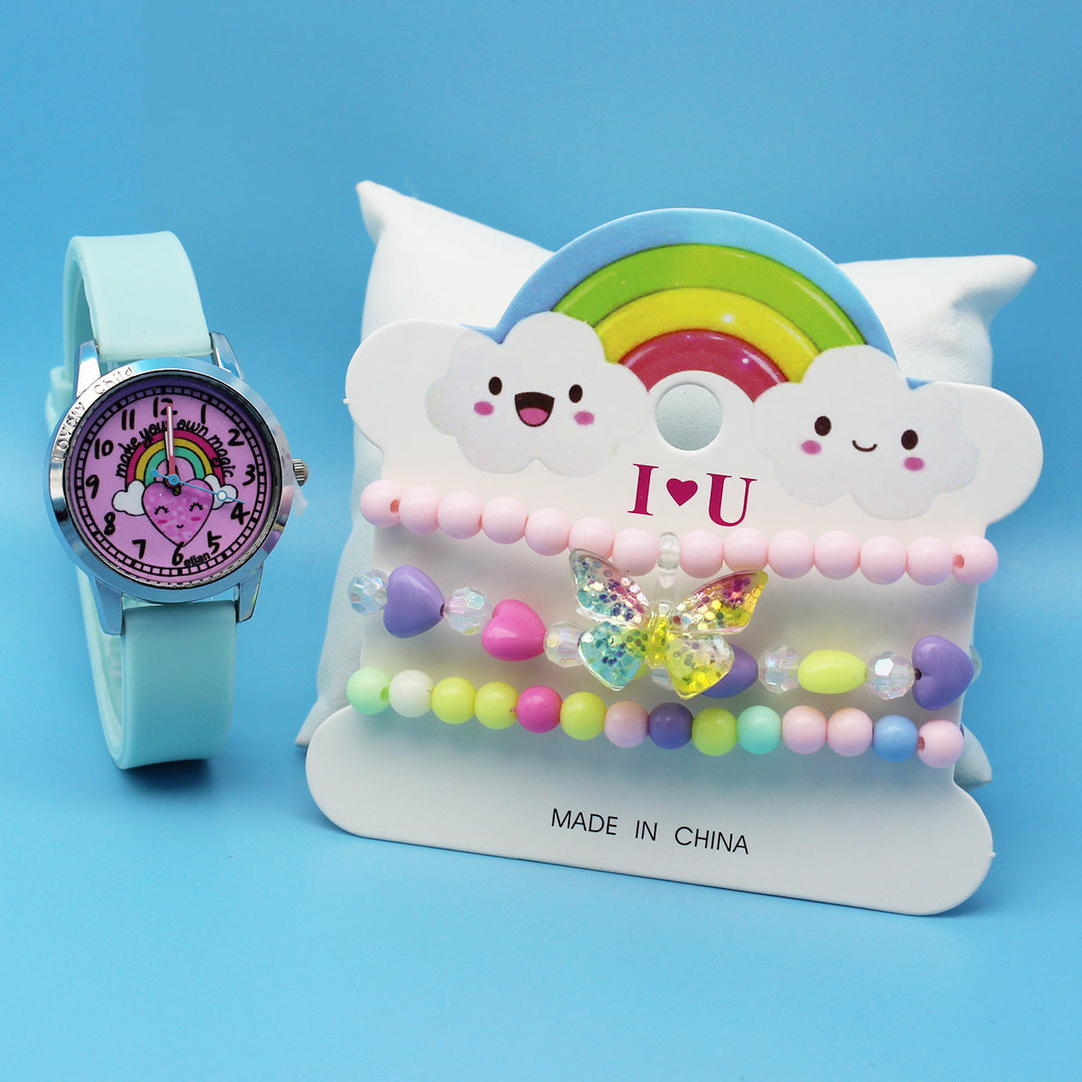 Ensemble de montre de dessin animé mignon pour enfants 2