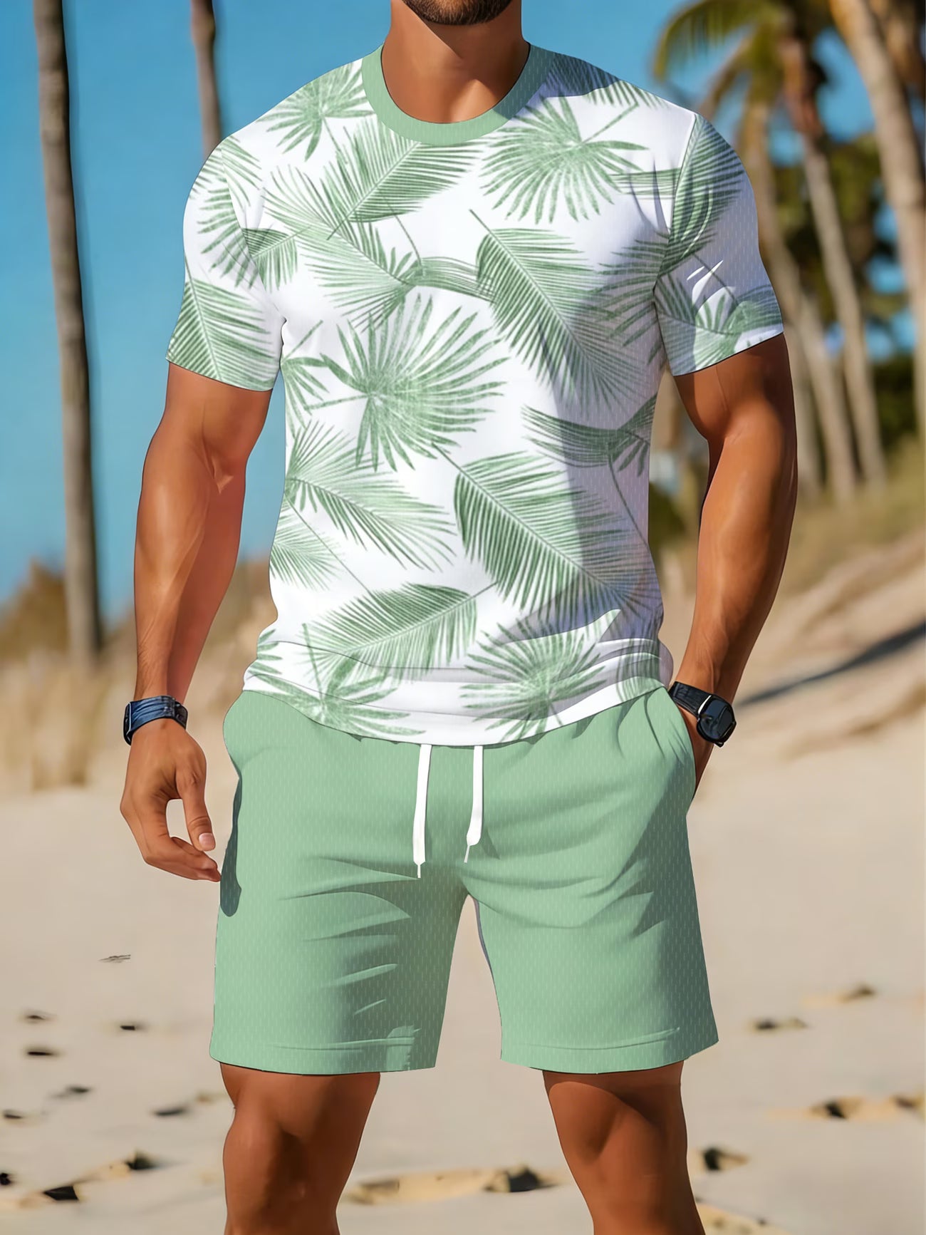 Ensemble de vêtements de sport décontractés pour homme, ensemble