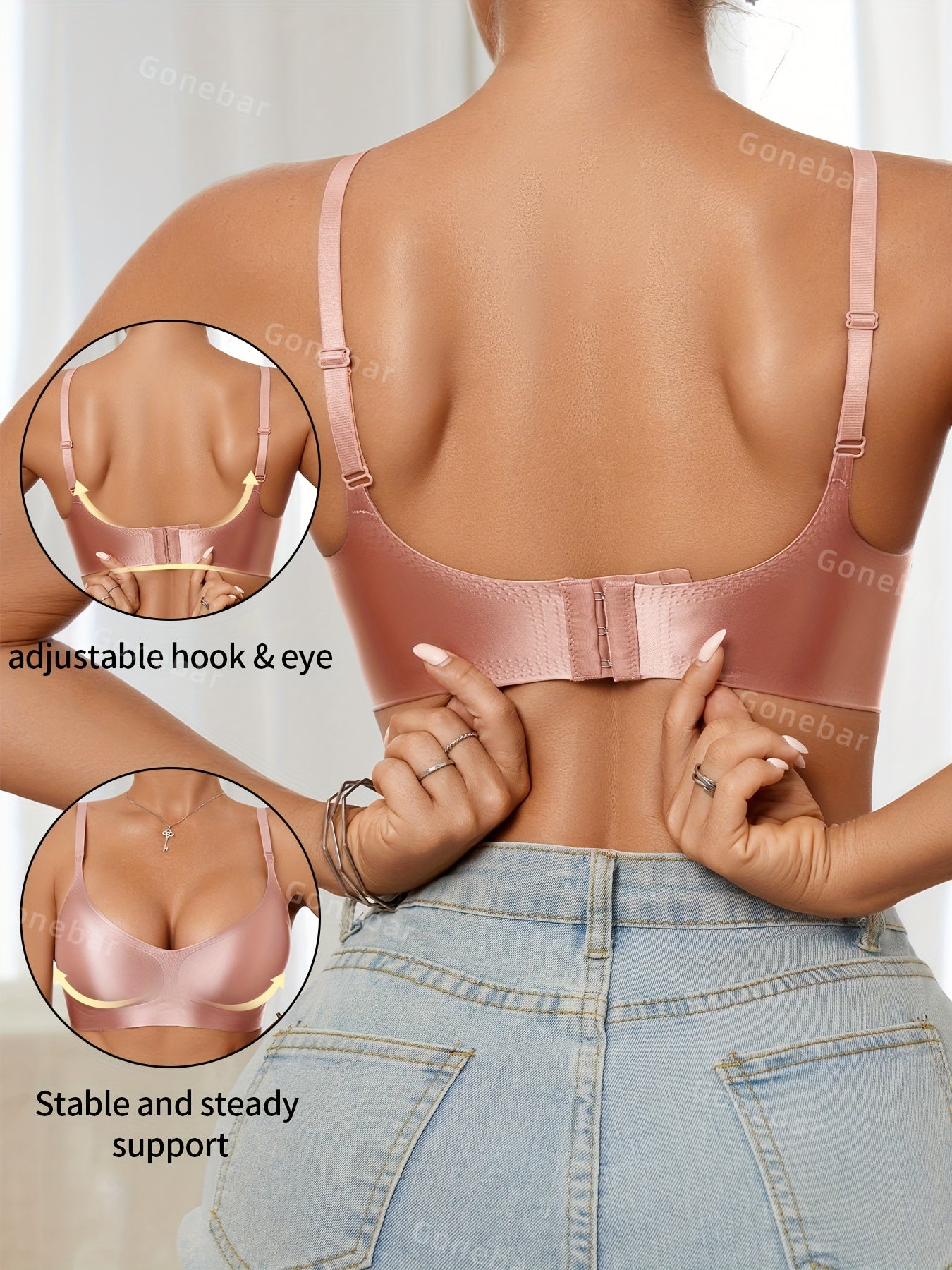 Soutien-gorge sans coutures pour femme (lot de 3)