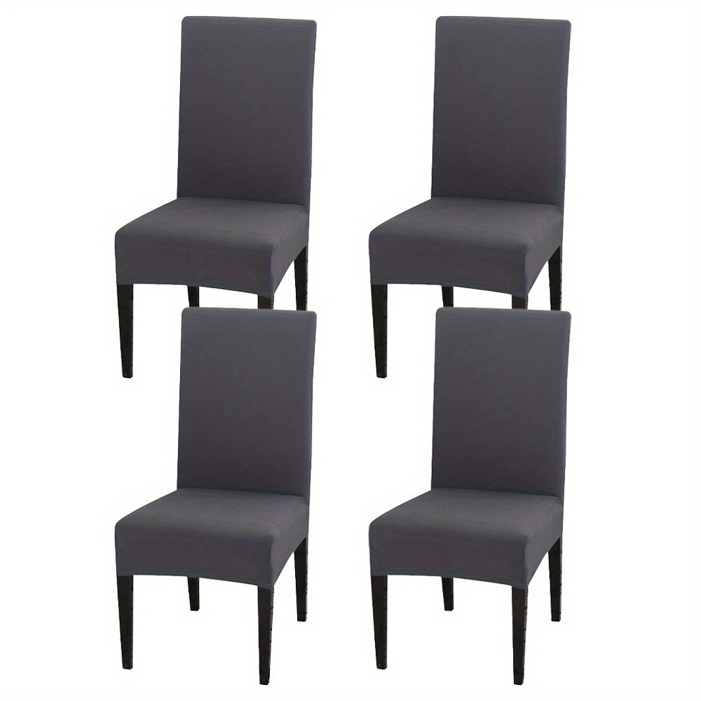 Housses de chaise extensibles en tissu fibreux, style classique - Topdecheztop.fr