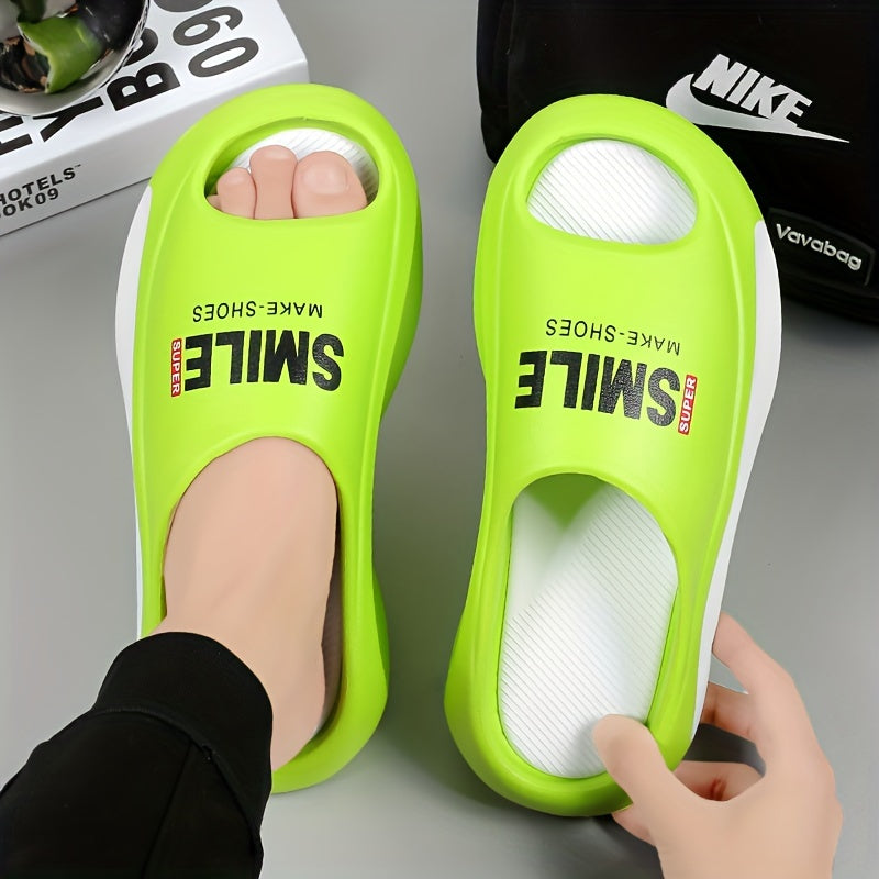 Pantoufles  à bout ouvert, respirantes et tendance