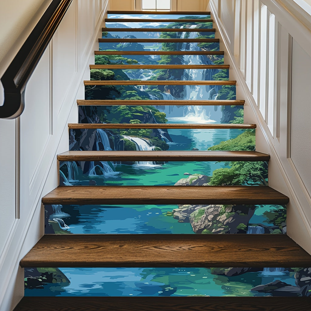 Autocollants pour contremarches d'escalier en vinyle - Autocollants