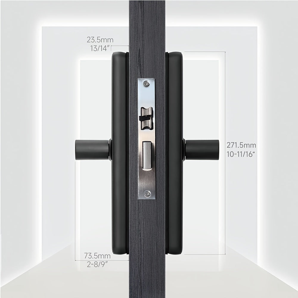 Serrure de porte électronique intelligente à empreinte digitale pour la maison, entrée sans clé avec application et clavier, serrure de porte d'entrée