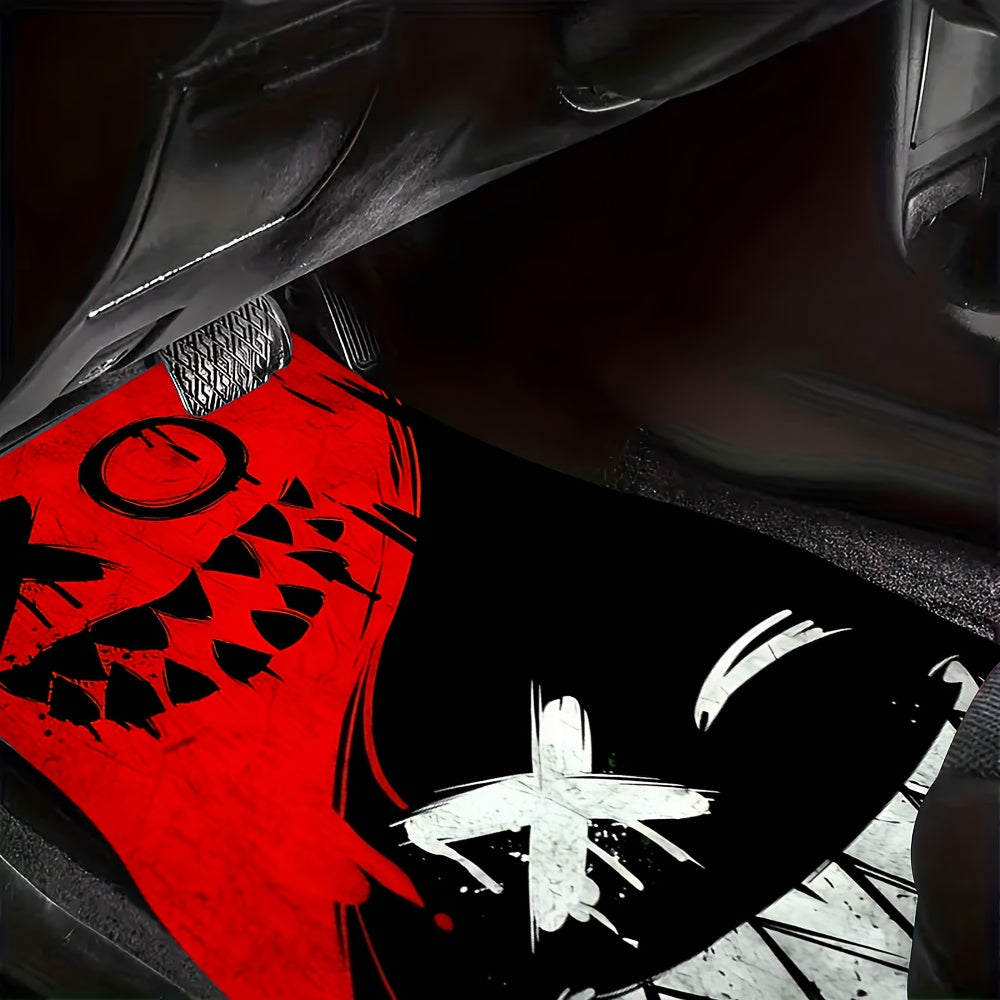 Ensemble de  4 tapis de sol de voiture à motifs de fantômes