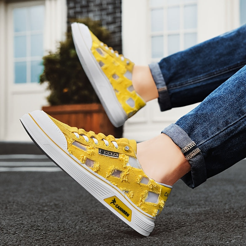 Baskets en toile respirante pour homme