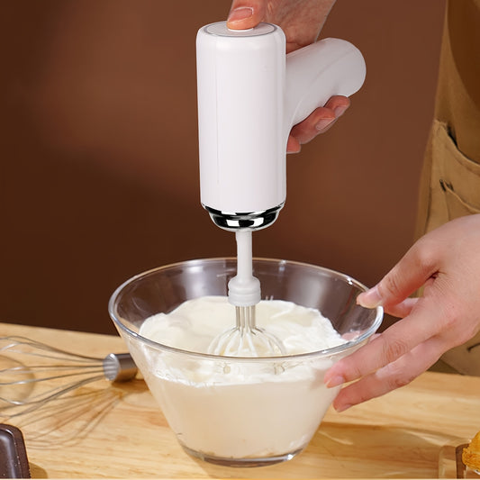 Batteur Electrique Sans Fil Rechargeable USB - Fouet Portatif Patisserie