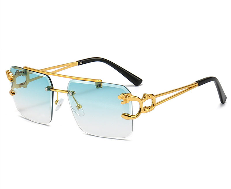Lunettes de soleil tendance pour hommes à double monture