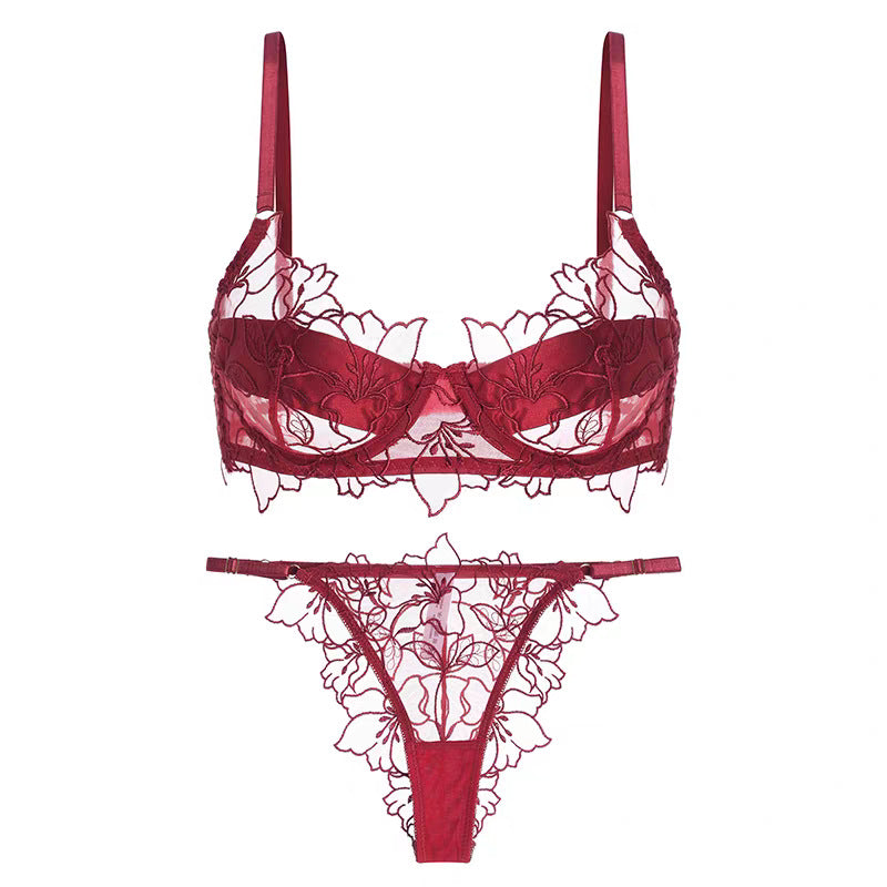 Ensemble soutien-gorge et culotte en dentelle