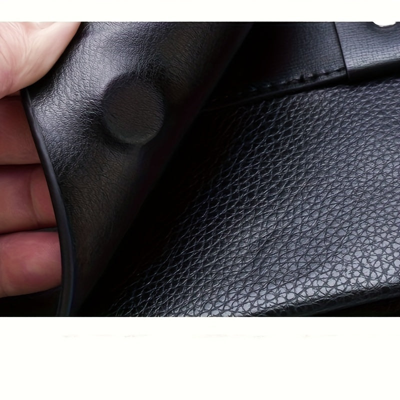 Sac à bandoulière décontracté en cuir PU pour homme, 1 pièce - Topdecheztop.fr