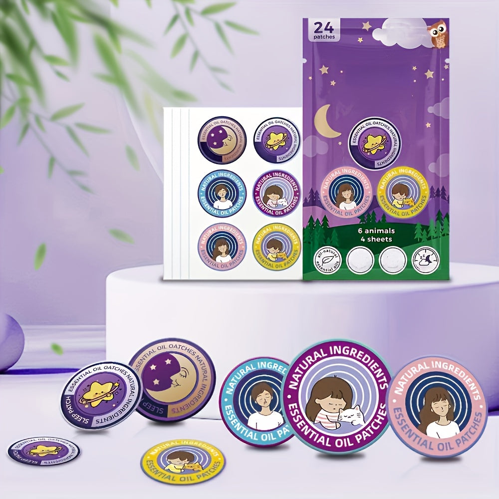 24 patchs de nuit au magnésium, parfum aux herbes, adaptés à tous les âges, faciles à utiliser