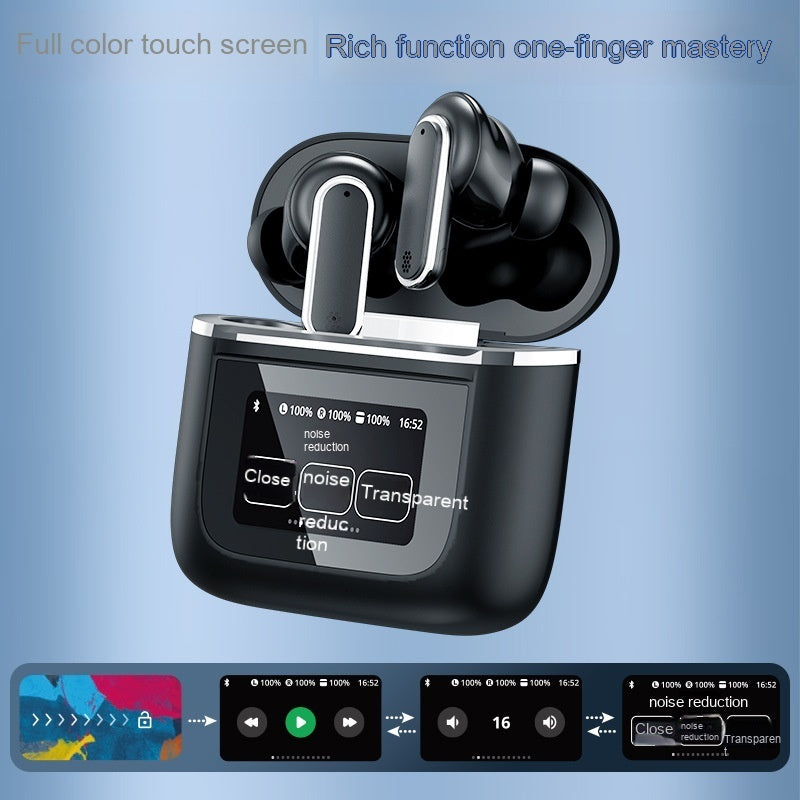 Intelligent Touch Screen Bluetooth Earphones For Extended Battery Life And Noise Reduction