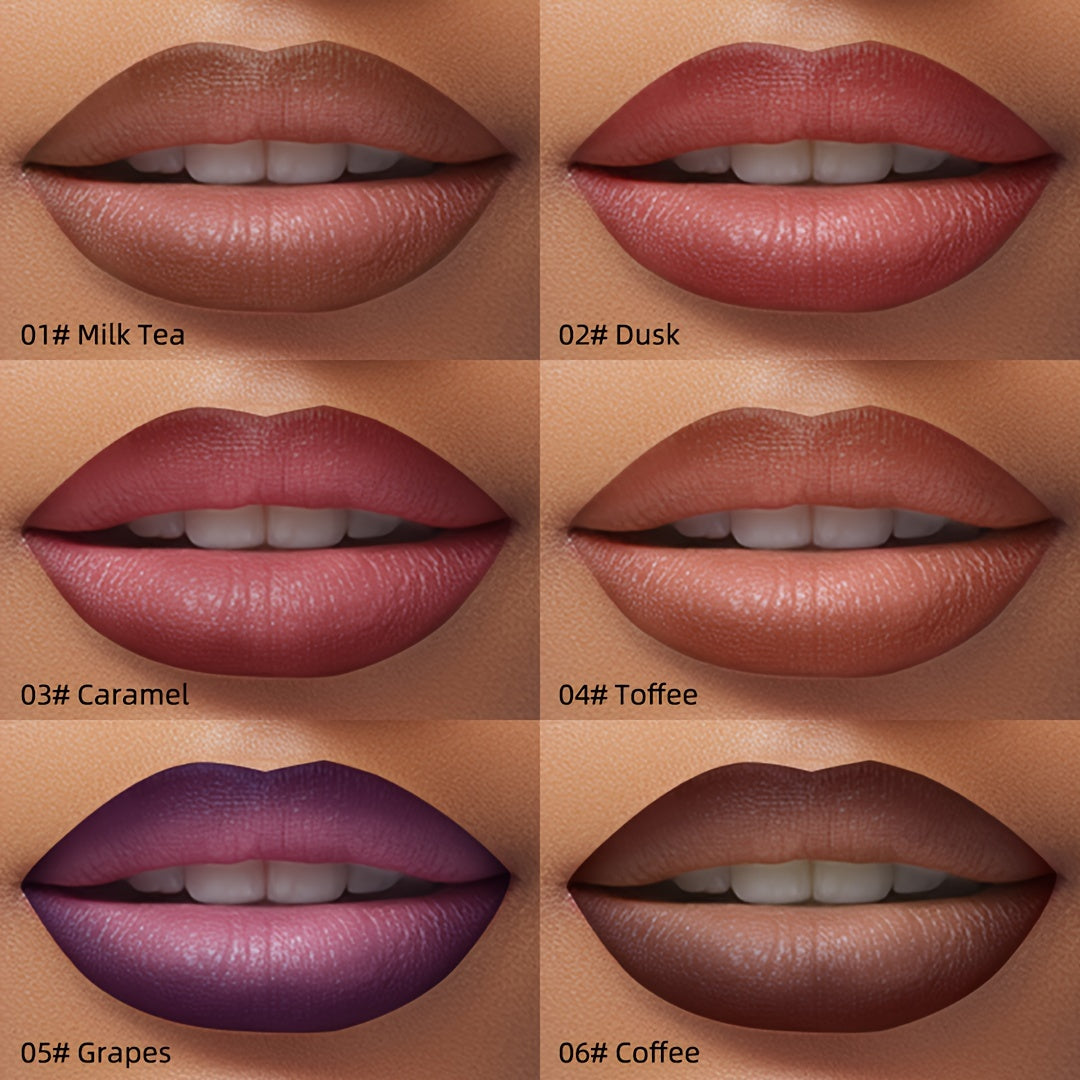 Duo crayon à lèvres et rouge à lèvres mat Lakerain - Longue tenue, pointe conique