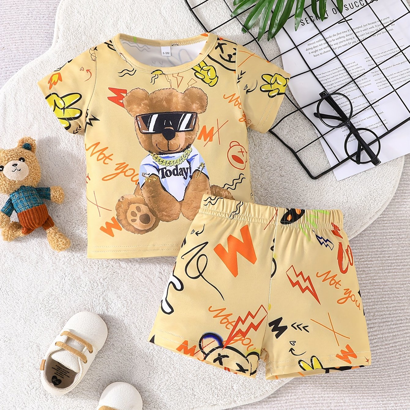Ensemble 2 pièces d'été pour bébé et tout-petit - Topdecheztop.fr