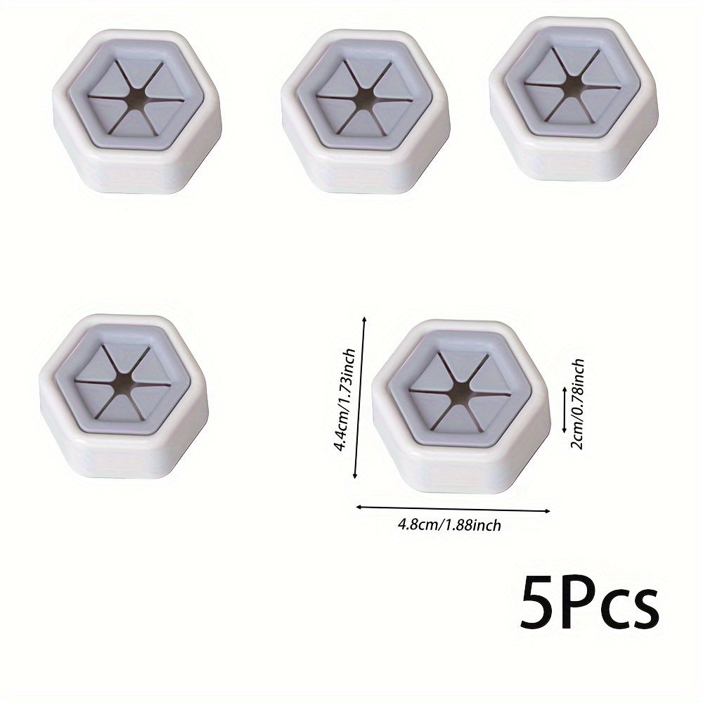 Lot de 5 crochets hexagonaux pour serviettes