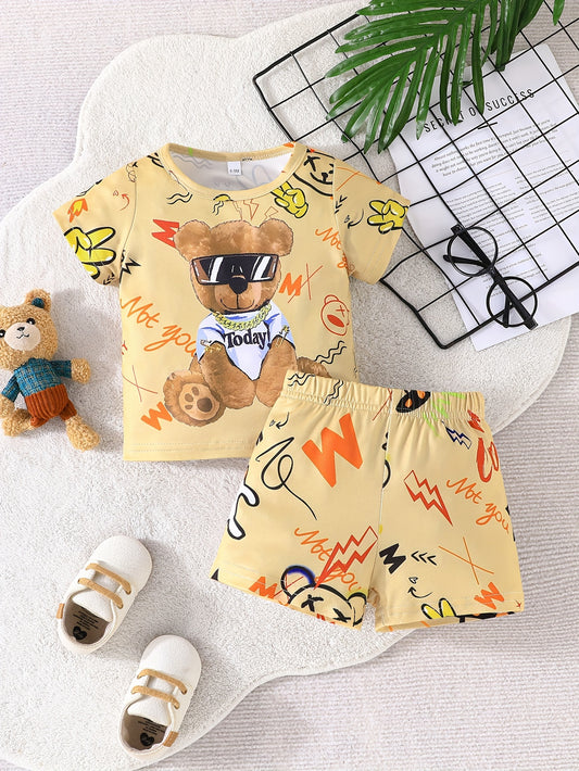 Ensemble 2 pièces d'été pour bébé et tout-petit - Topdecheztop.fr