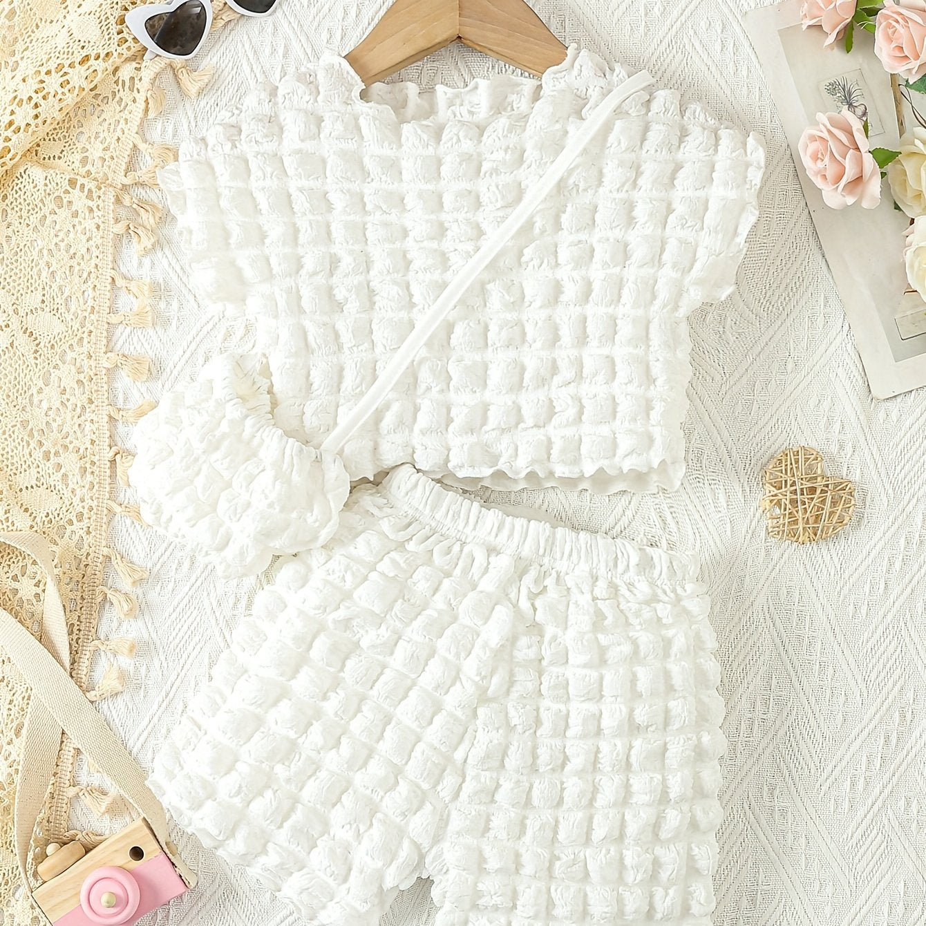 Ensemble trois pièces pour filles - Topdecheztop.fr
