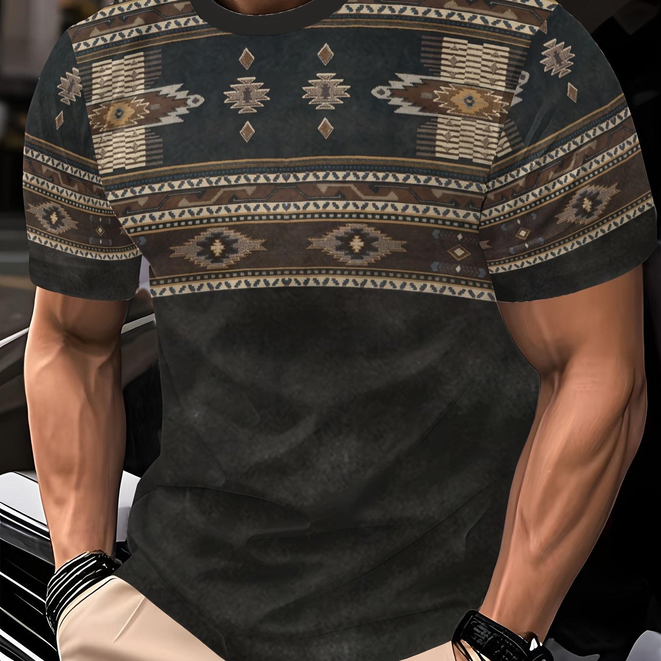 T-shirt d'été décontracté pour homme