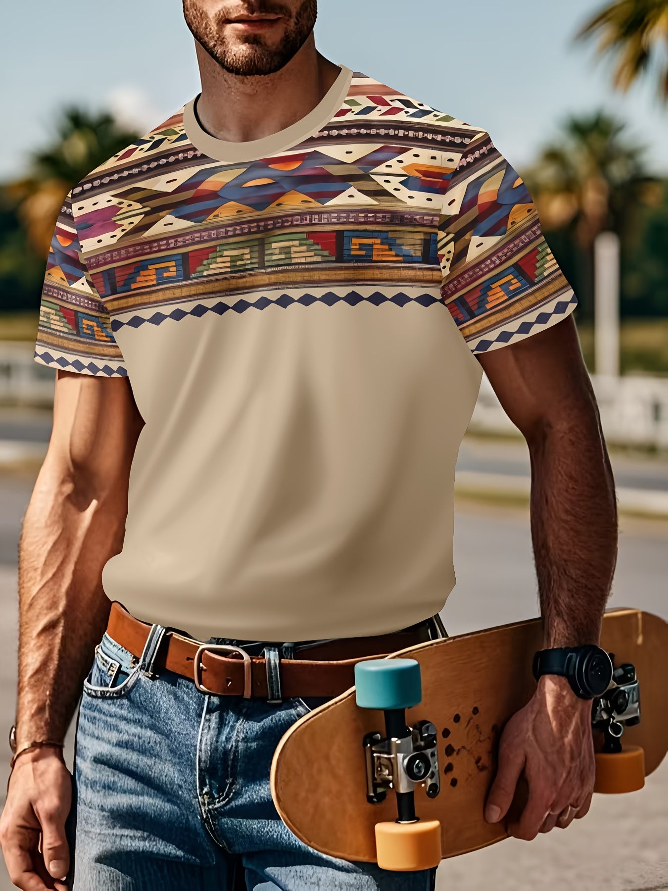 T-shirt d'été décontracté pour homme