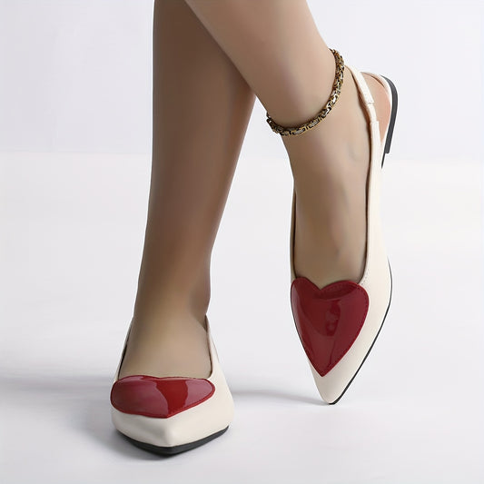 Sandales  imprimé cœur pour femme - Topdecheztop.fr