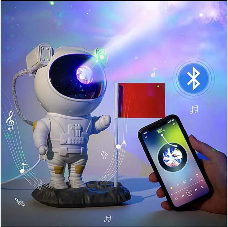 Astronaute Ciel Étoilé Lampe De Projection BLANC USB