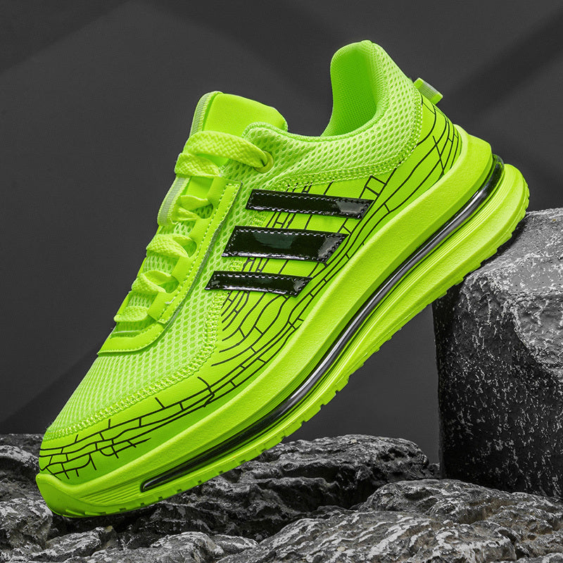 Baskets Sport Unisexe Semelle EVA Legeres Confortables Lacets - 5 Coloris EU 38.5 a 45