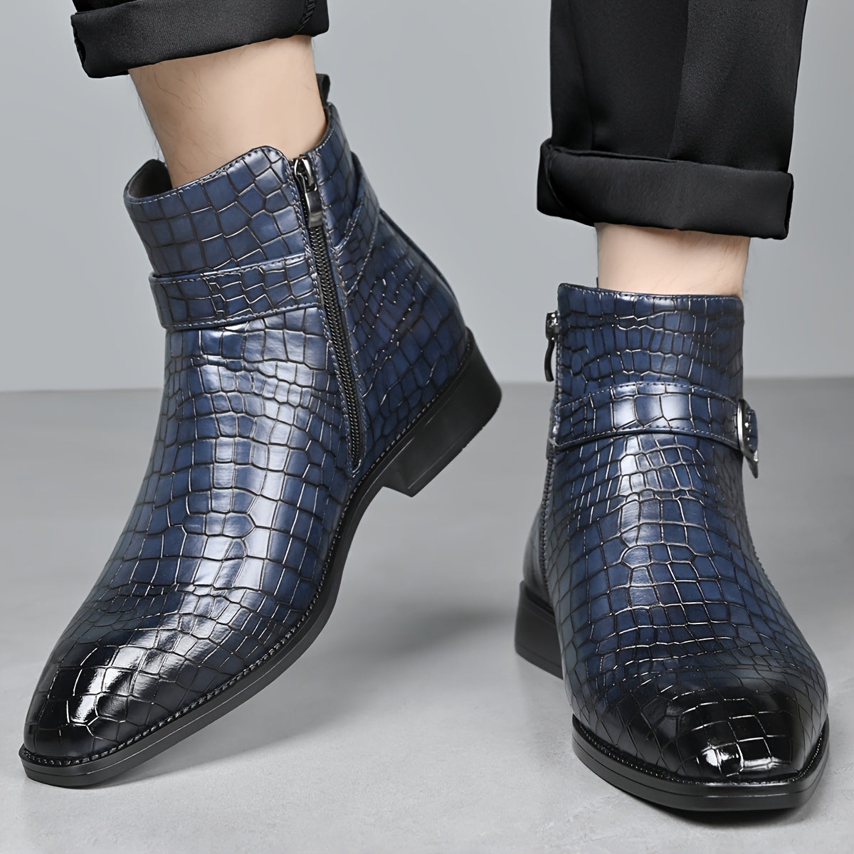 Bottines Chelsea vintage élégantes pour homme - Confortables