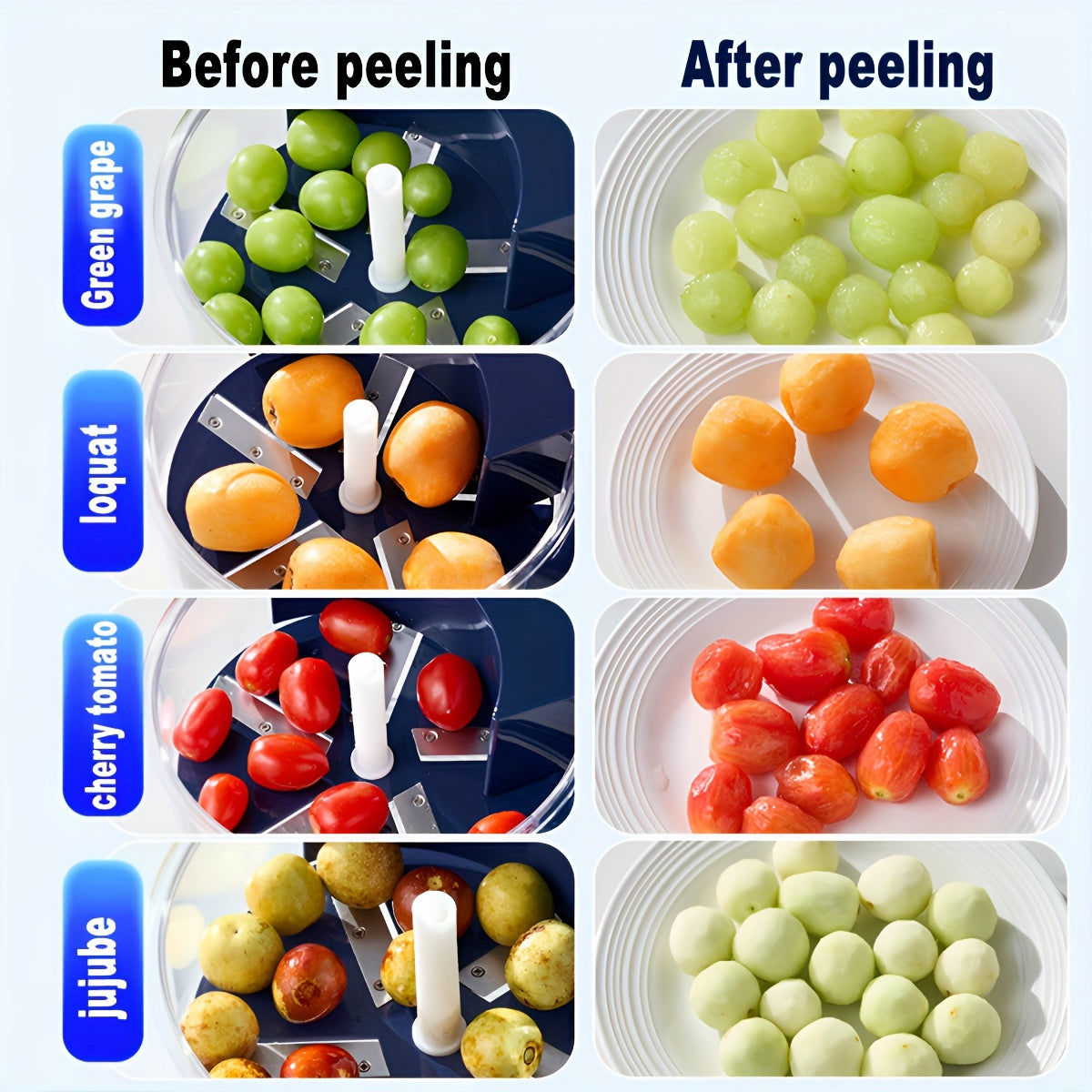 Éplucheur électrique polyvalent conçu pour simplifier la préparation culinaire