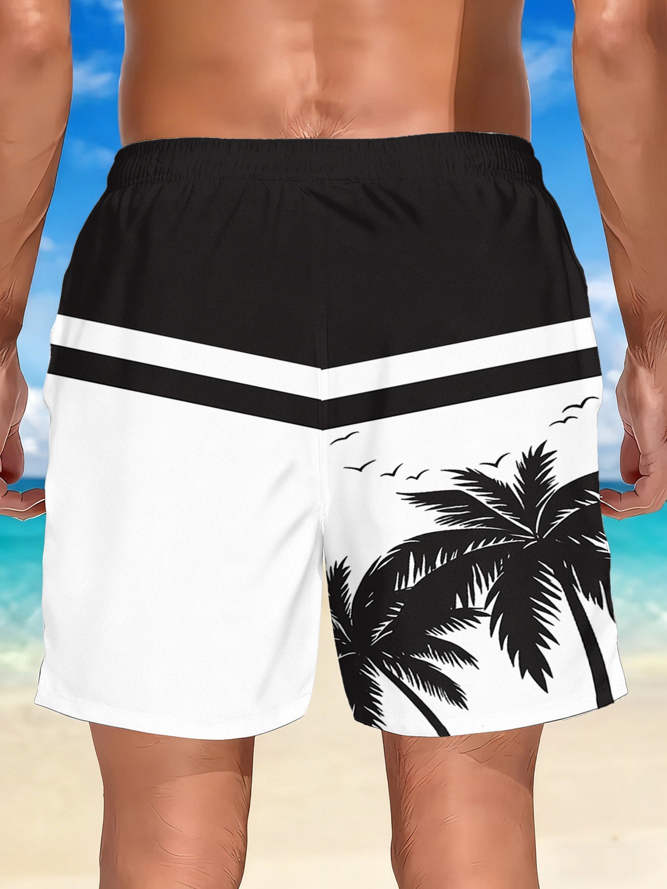 Short de plage respirant à séchage rapide pour homme