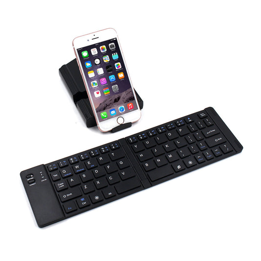 Clavier pliable Bluetooth en métal, mini clavier sans fil Bluetooth