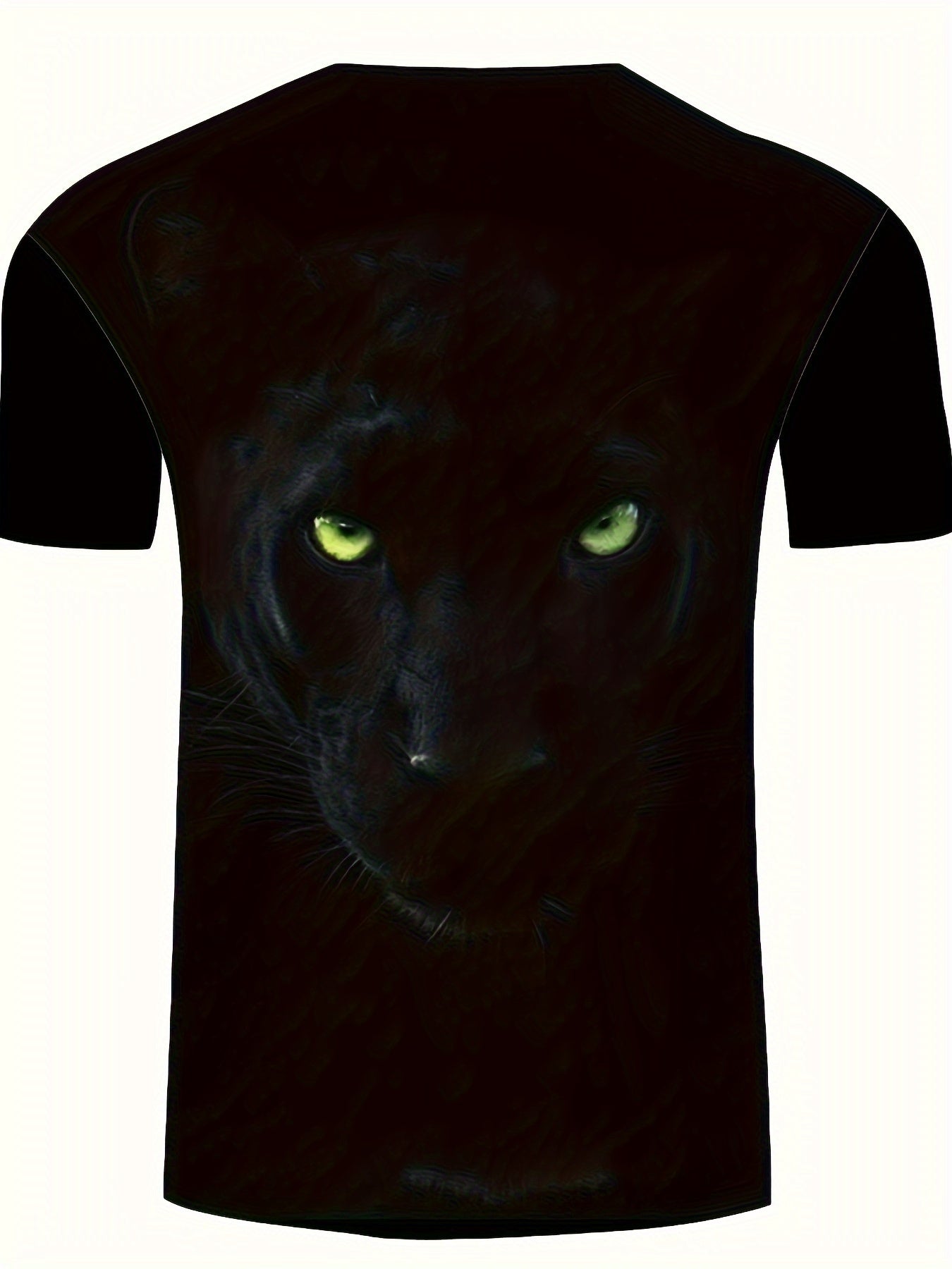 T-shirt homme grande taille à imprimé animal 3D