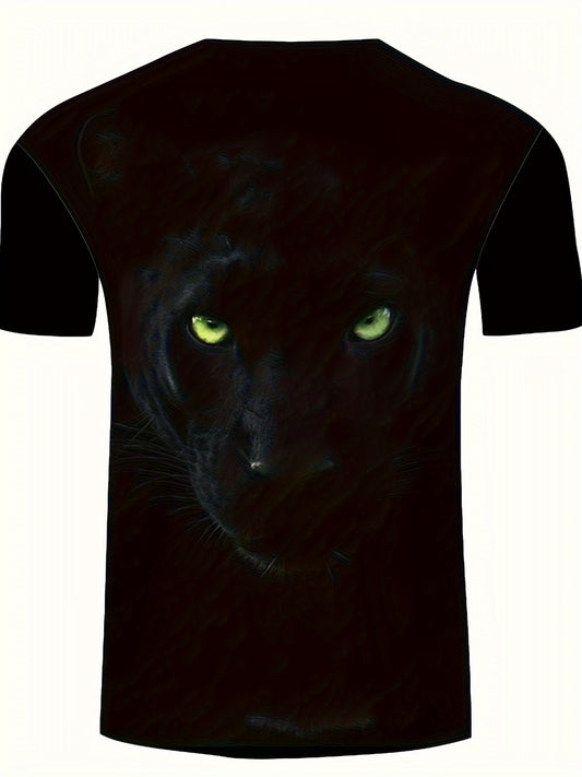 T-shirt homme grande taille à imprimé animal 3D