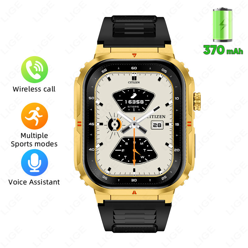 Montre connectée LIGE, montre pour homme, femme