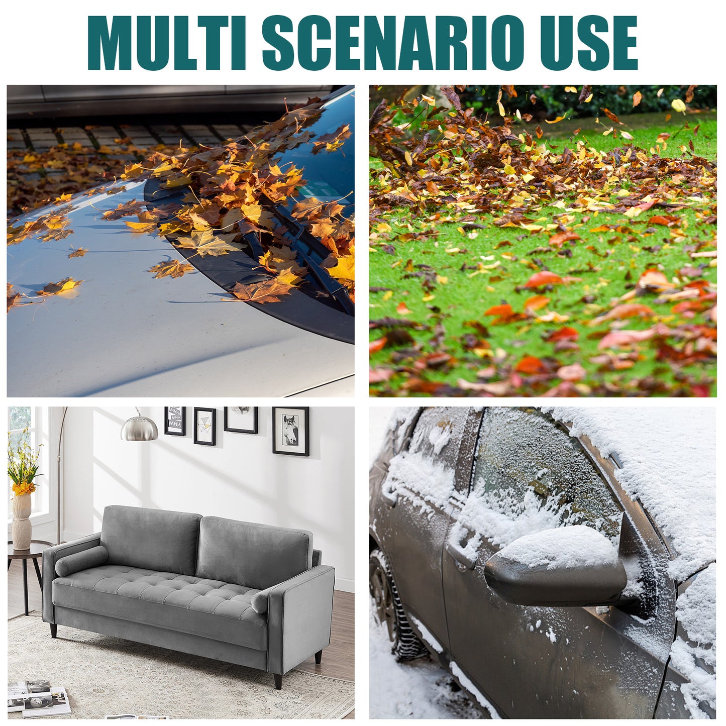 Souffleur de feuilles sans fil, souffleur de poussière électrique, souffleur d'air portable avec 1 batterie