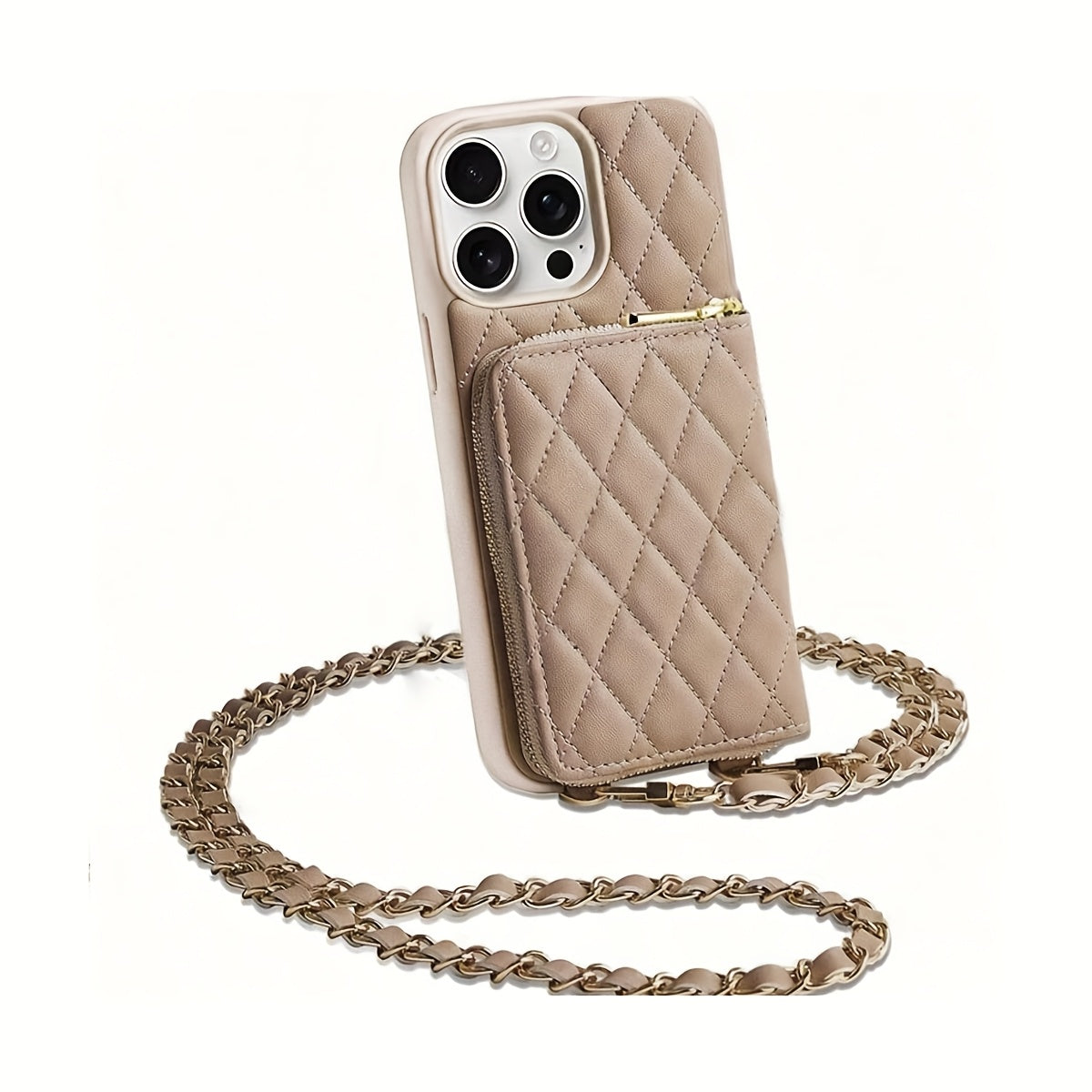 Etui de protection pour téléphone avec fermeture éclair en similicuir microfibre, IPHONE,SAMSUNG