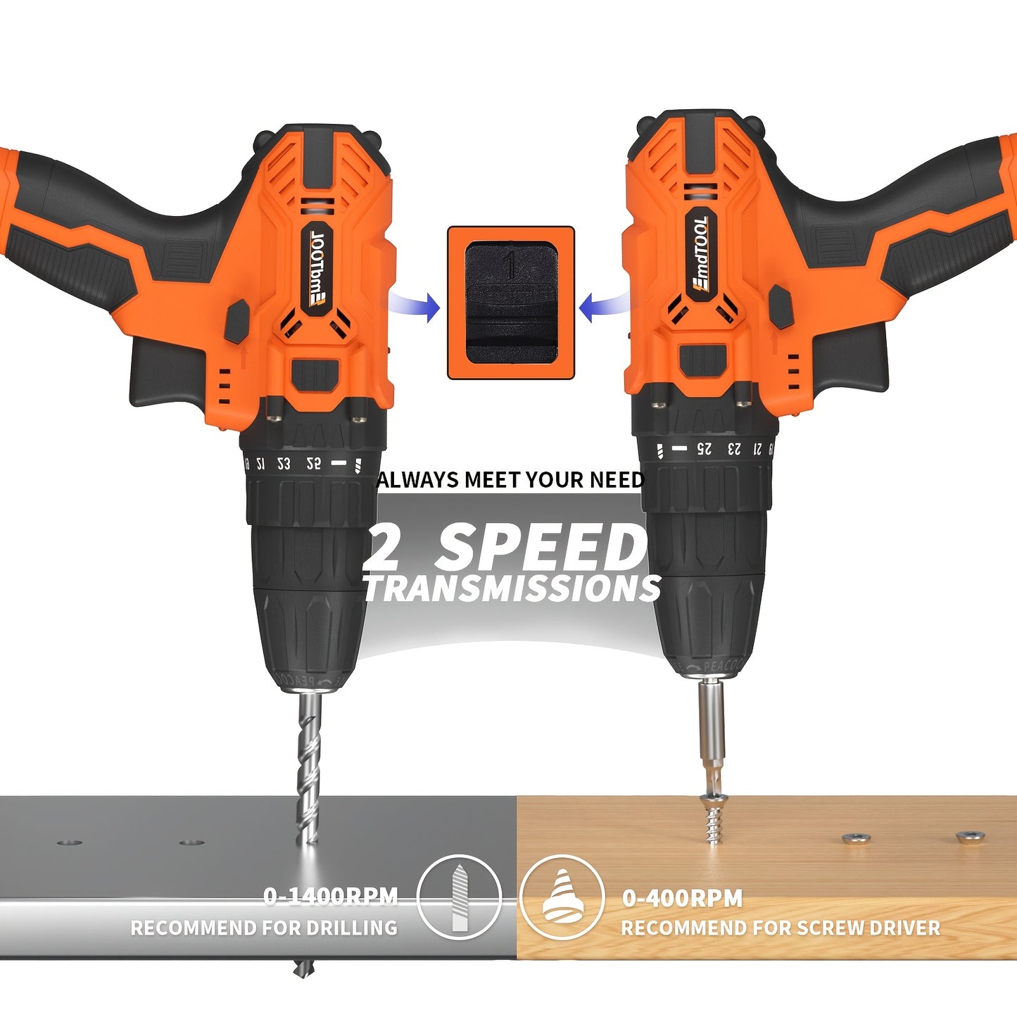 Perceuse-visseuse sans fil 21 V